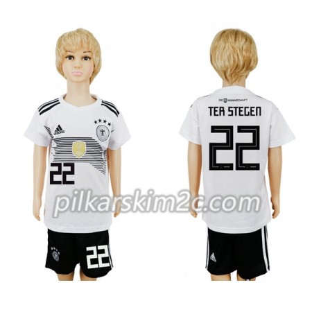 Koszulka Niemcy Ter Stegen 22 Dziecięca Główna Mistrzostwa Świata 2018 - Koszulki Piłkarskie